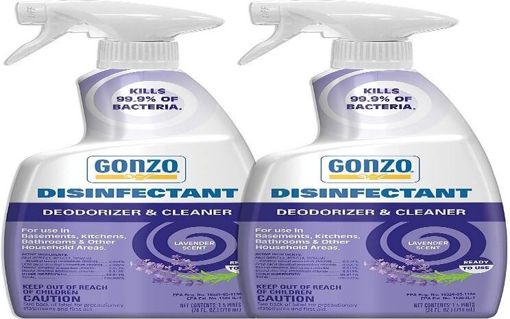 Gonzo Multipurpose disinfectant bleach for toenail fungus treatment
