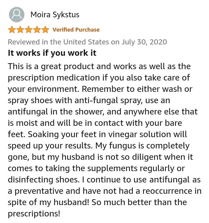 Fungus destroyer review from Moira