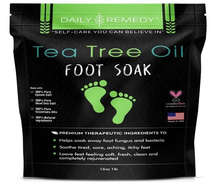 Tea tree oil Epsom bath and foot soak by daily remedy Tea tree oil Epsom bath and foot soak by daily remedy