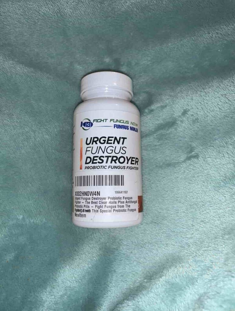 Urgent fungus destroyer unboxed front side view